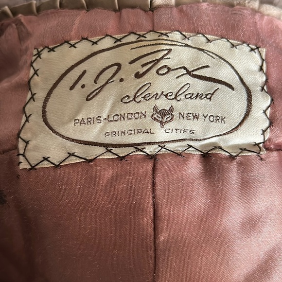 Vintage I.J. FOX Mink Fur Fox , Paris, London and New York 1950s mint condition - Picture 4 of 13